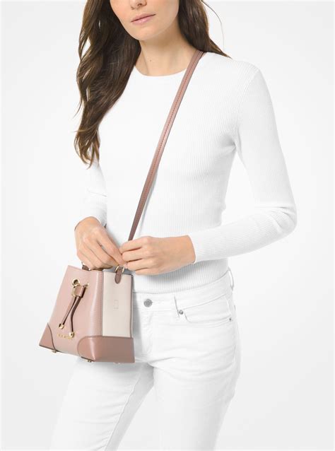 michael michael kors mercer color block leather crossbody|micheal Kors crossbody bags.